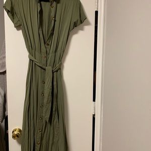 H&M’ army green dress